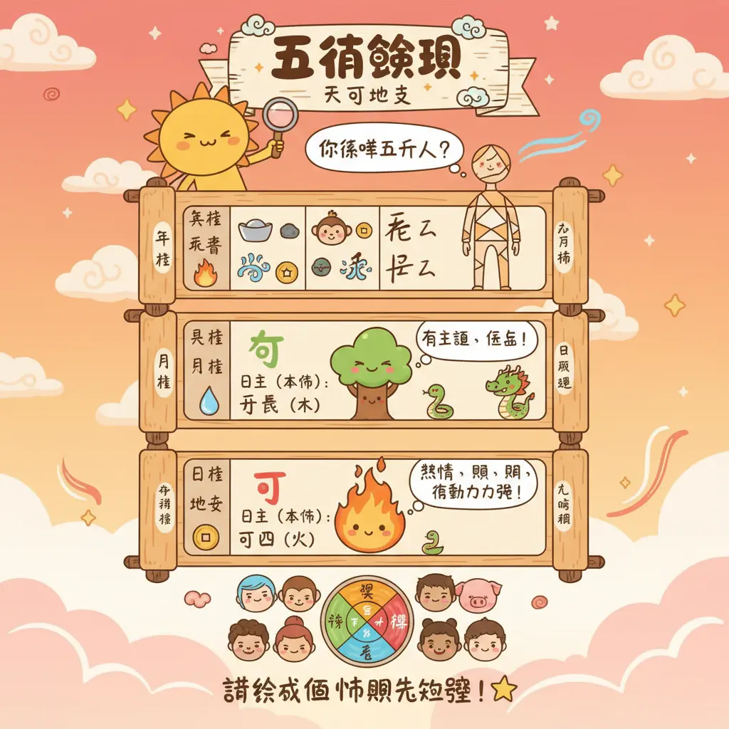 五行查詢 - 天干地支